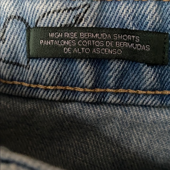 90s Y2K Wild Fable Bermuda Shorts Distressed Graphics - Picture 5 of 7